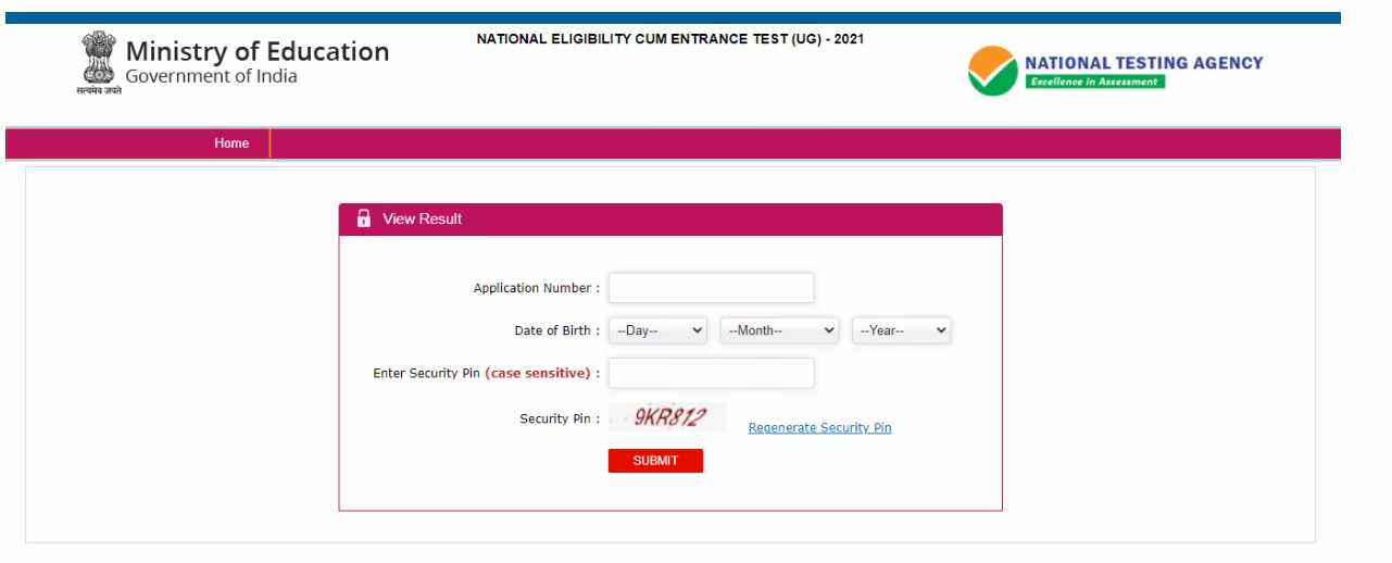 NEET UG Scorecard 2023