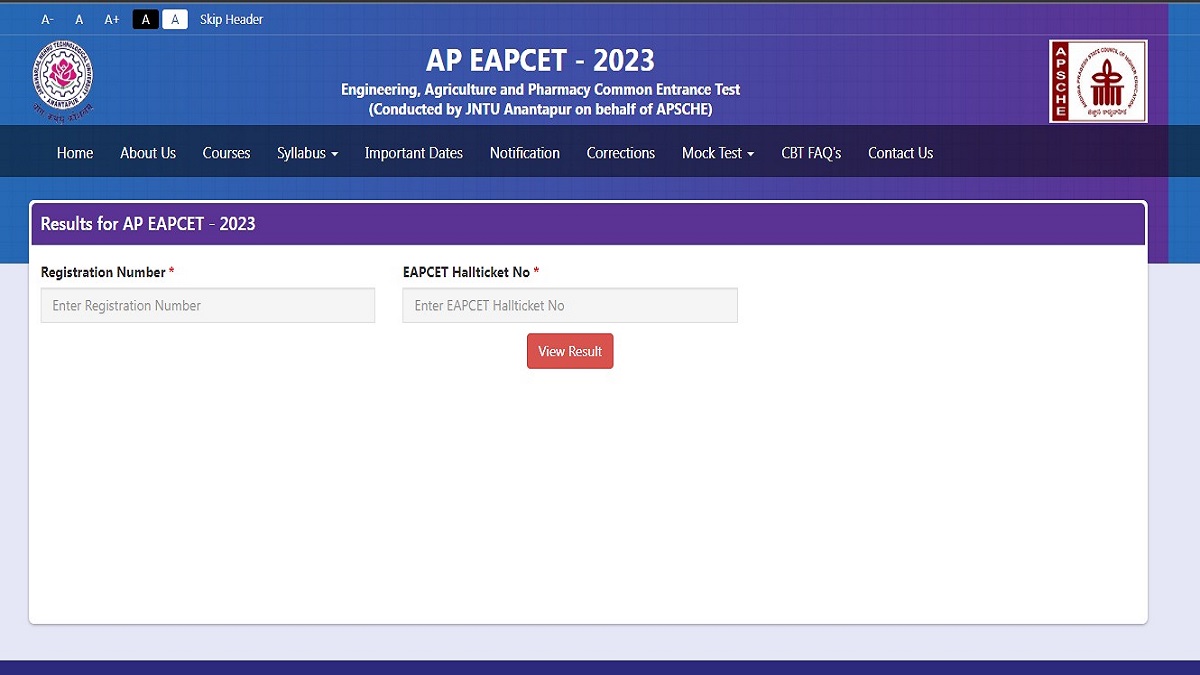 AP EAMCET Results 2023 Declared, Get Direct Link Here | Education News ...