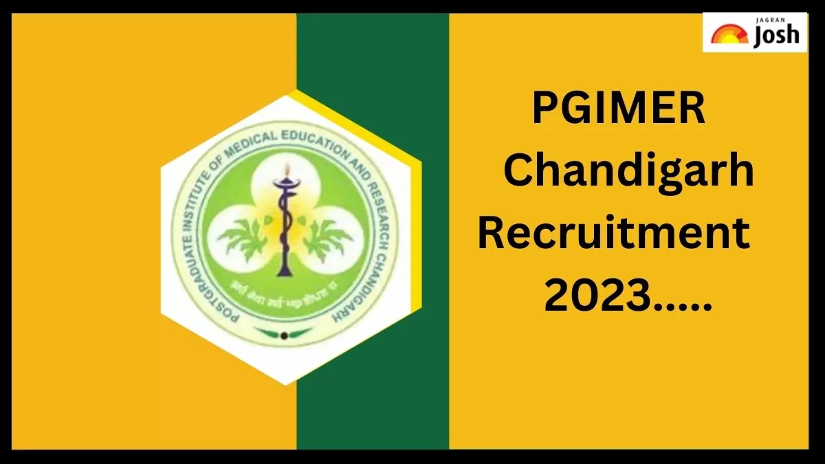 Chandigarh PGI Recruitment 2023 Registration link
