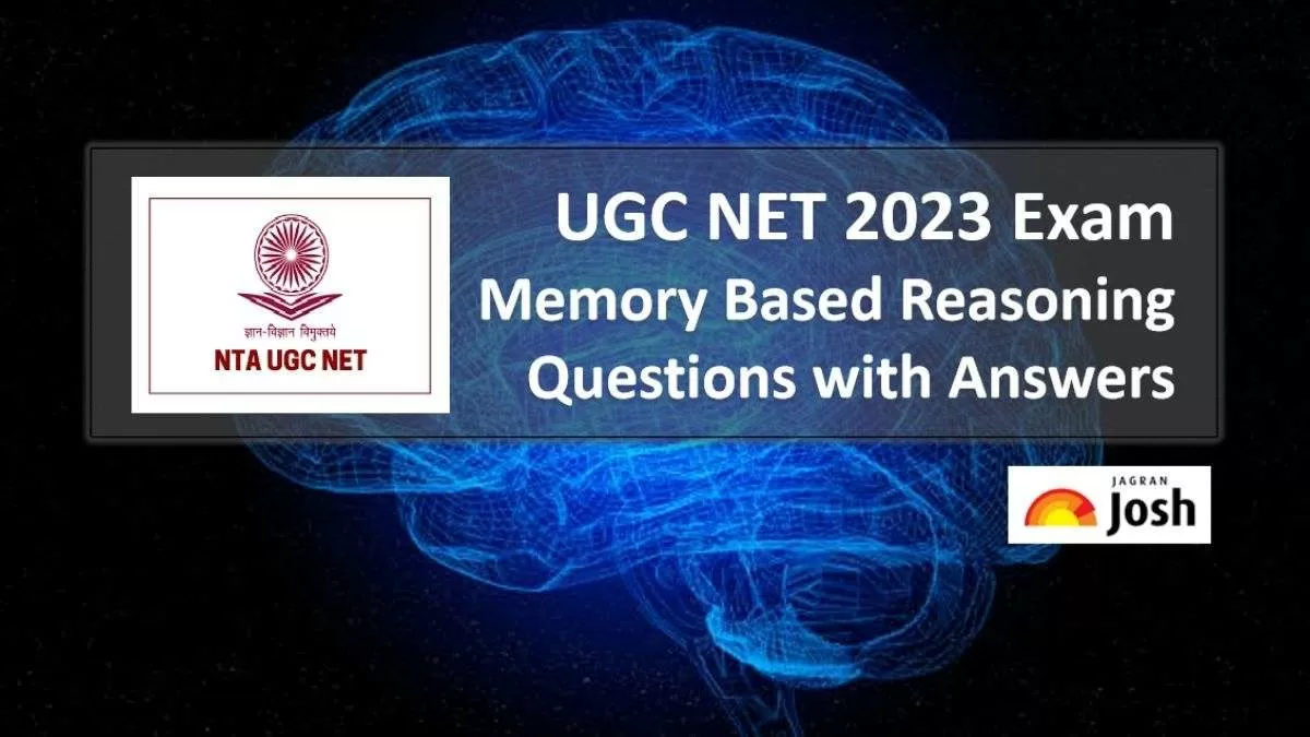 UGC NET 2023 Memory Based Reasoning Question Paper with Answer Keys (PDF Download)