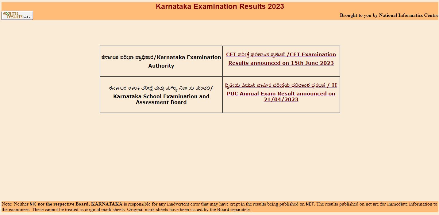 Kcet Result Live Updates Kea Karnataka Cet Result Announced