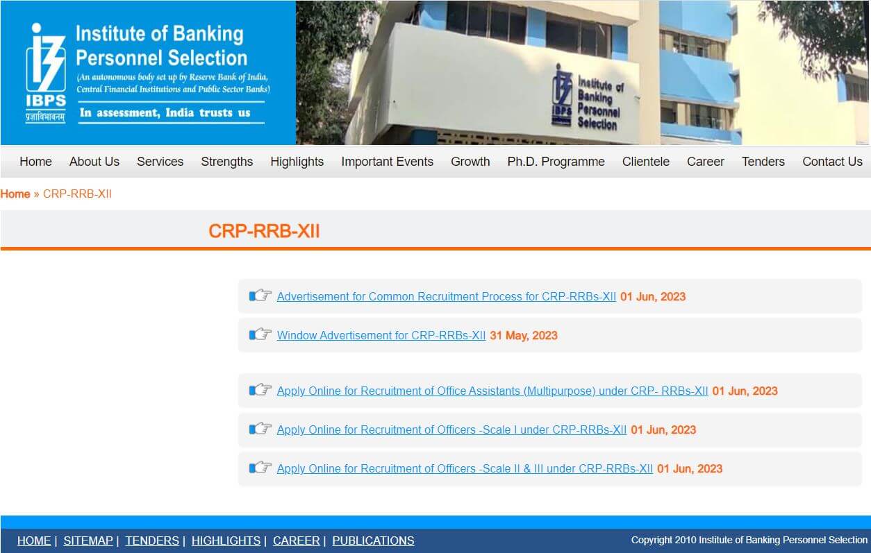 ibps rrb apply online