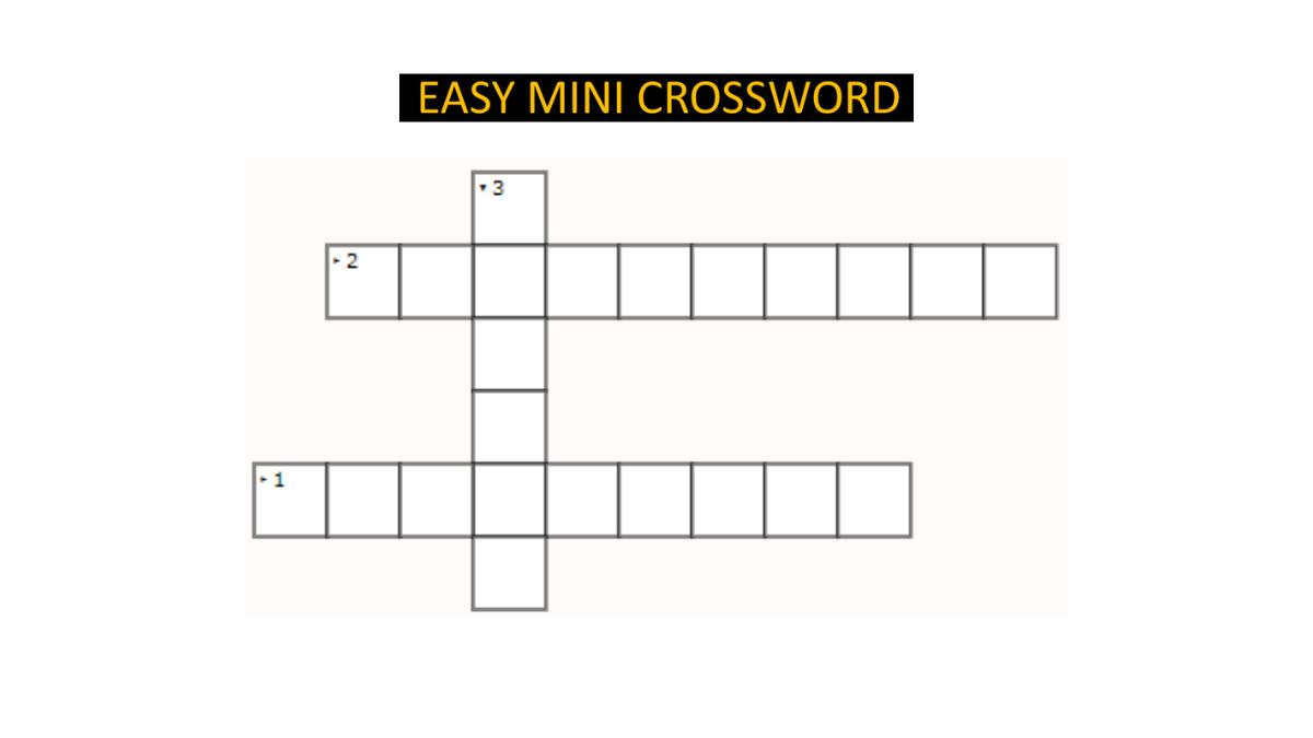 Mini Crossword with Answers: June 16, 2023