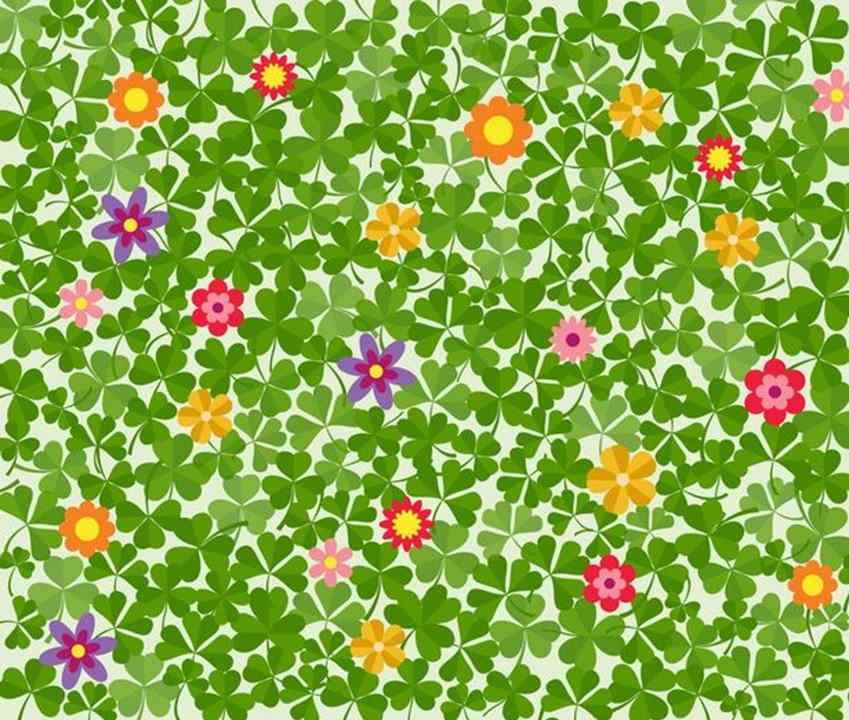 Only 1% Visually Powerful Can Spot The Four Leaf Clover In 5 Seconds!