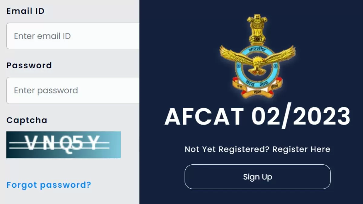 AFCAT 2 2023 Registration @afcat.cdac.in