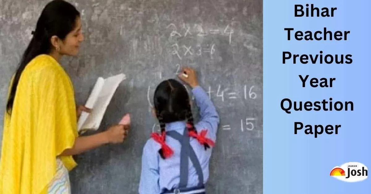 Bihar Teacher PRT, TGT and PGT Question Paper