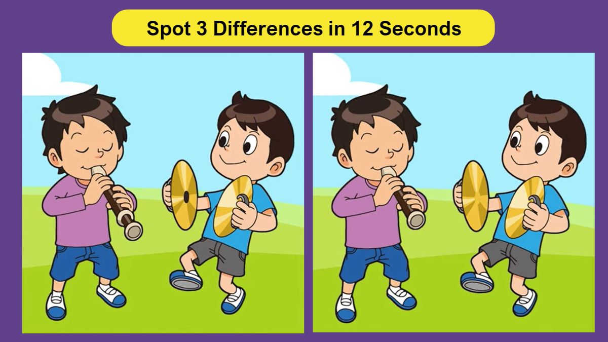 Are You Highly Attentive Spot 3 Differences In 12 Seconds Now Are You Highly Attentive Spot 3 Differences In 12 Seconds Now