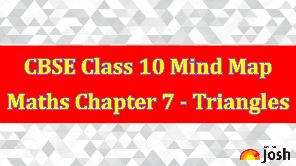 Cbse Class 10 Maths Mind Map For Triangles 