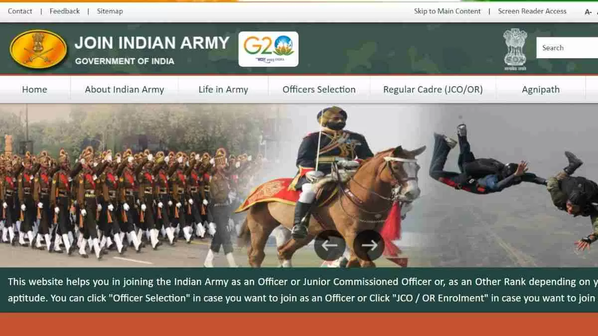  joinindianarmy.nic.in पर एसएससी टेक्निकल कोर्स के लिए आवेदन शुरू, जानें योग्यता और अन्य जानकारी 