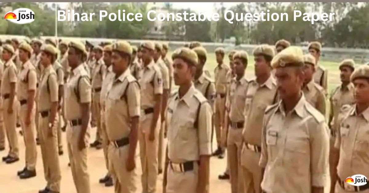 Bihar Police Constable Previous Year Question Paper: Download PDF in