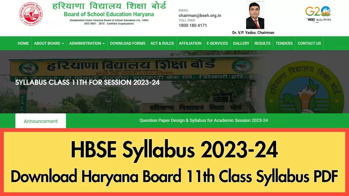 Hbse Class 11 Syllabus 2023 24 Out Download Haryana Board 11th Class Syllabus Pdfs And Question Hbse Class 11 Syllabus 2023 24 Out Download Haryana Board 11th Class Syllabus Pdfs And Question