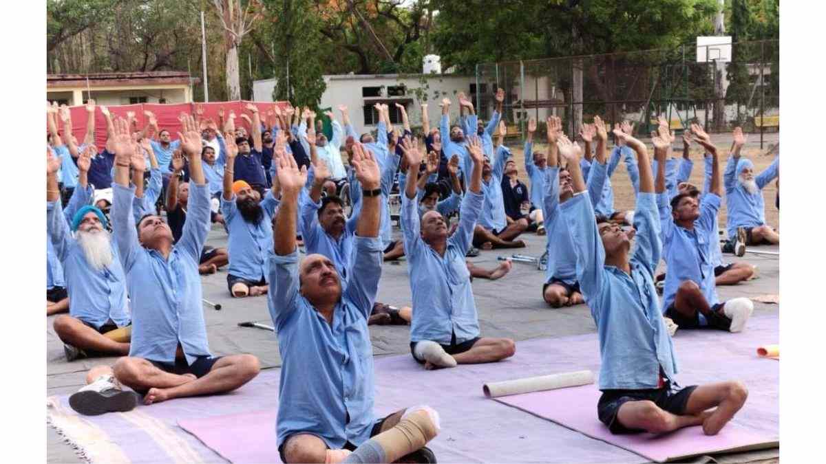 Yoga by amputees