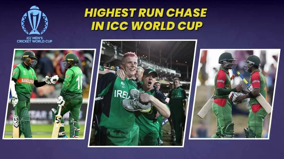 Highest Run Chase in ICC ODI World Cup History