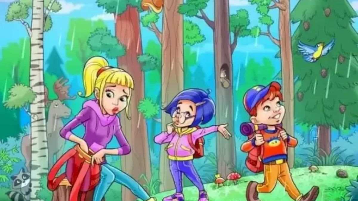 Puzzle IQ Test: Can you help this girl find her umbrella within 10 seconds?