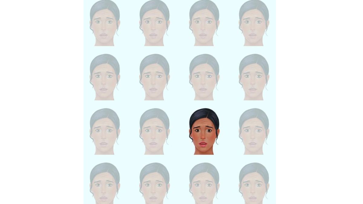 the odd expression girl is here.