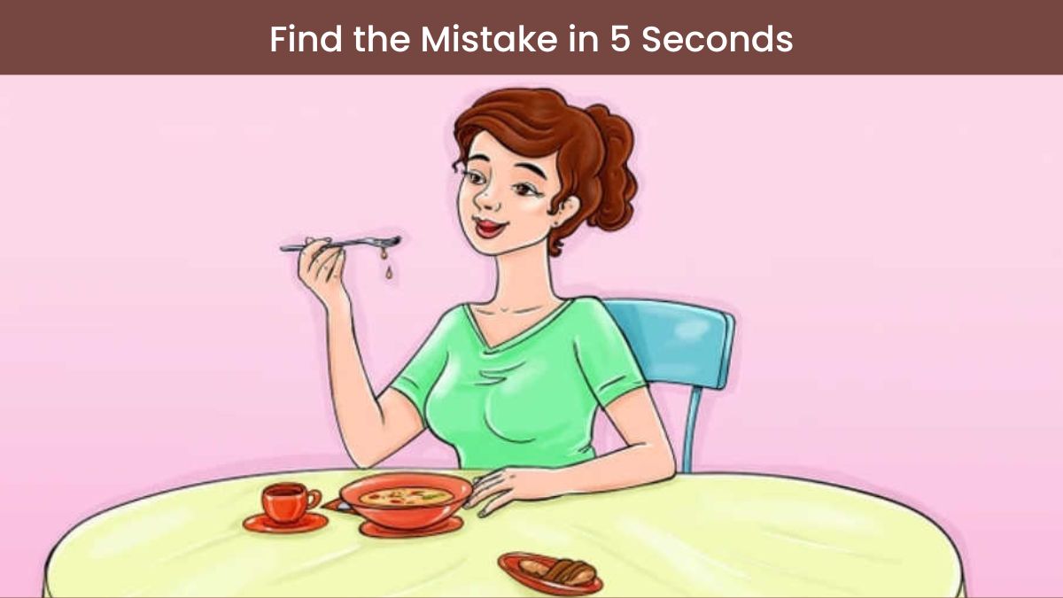 Are you smart enough to find the mistake in the picture in 5 seconds? Try  now!