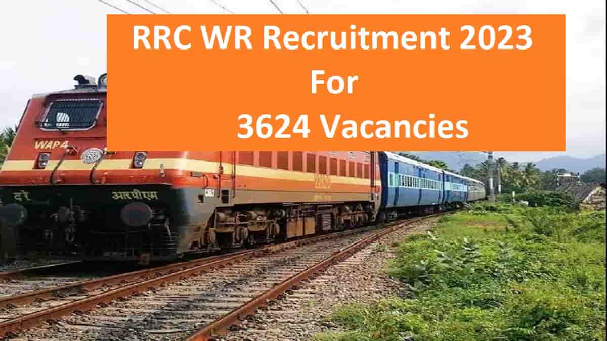 RRC WR Apprentice Recruitment 2023: 3624 Vacancies Notified, Apply Online at rrc-wr.com