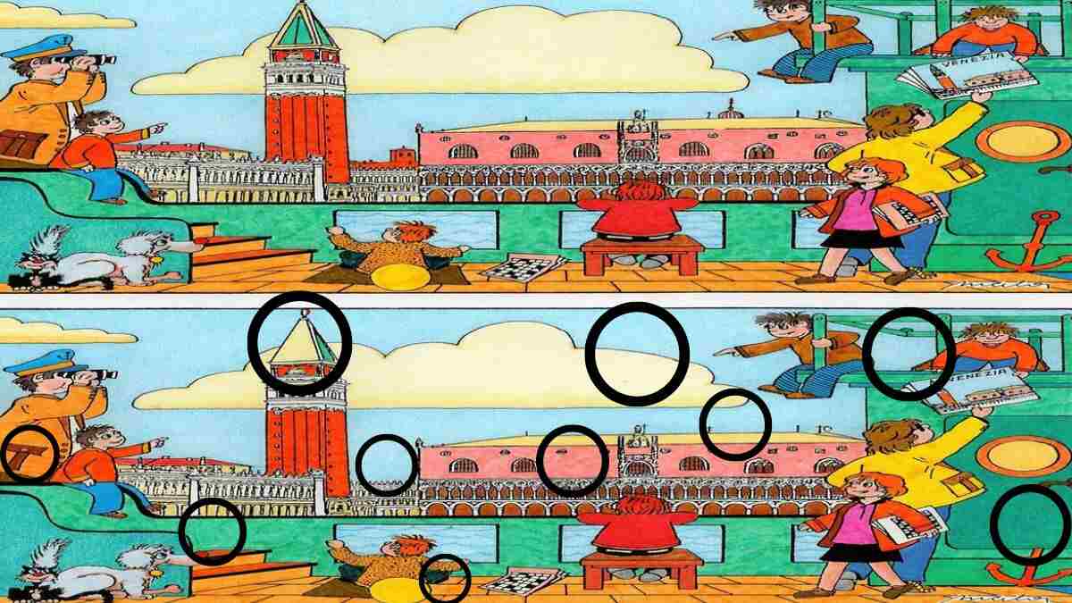 Can You Spot the 10 Differences in 63 Seconds?