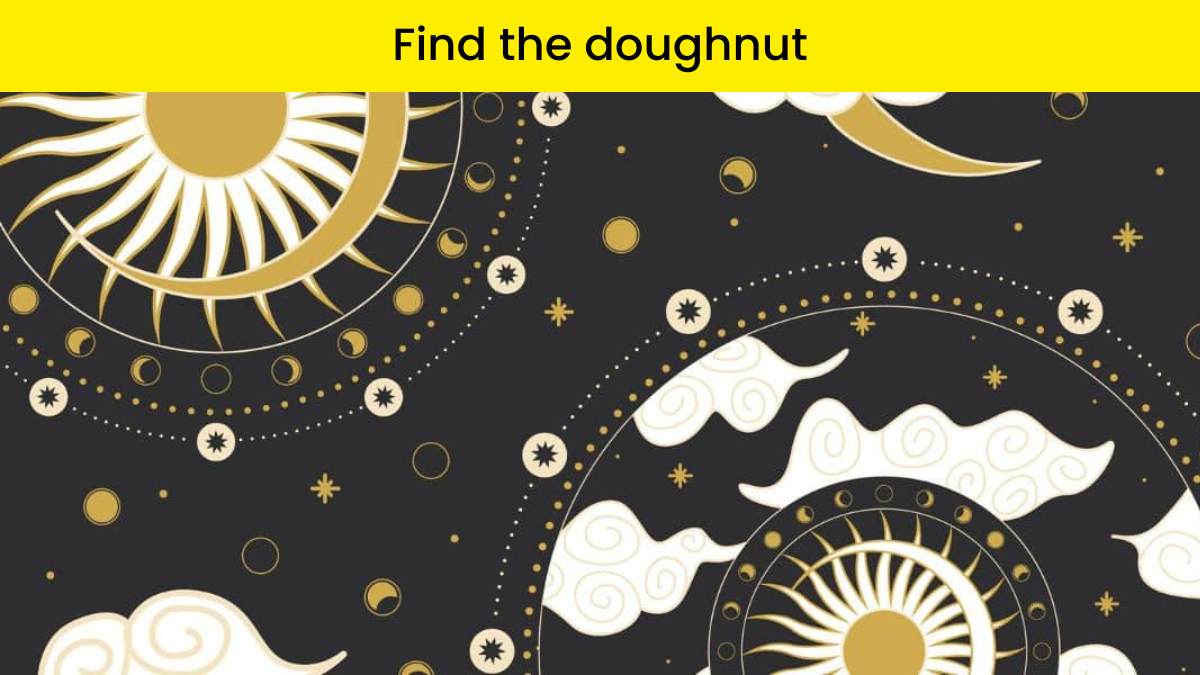 Can you spot the doughnut in this mind-bending celestial illustration within 6 seconds?