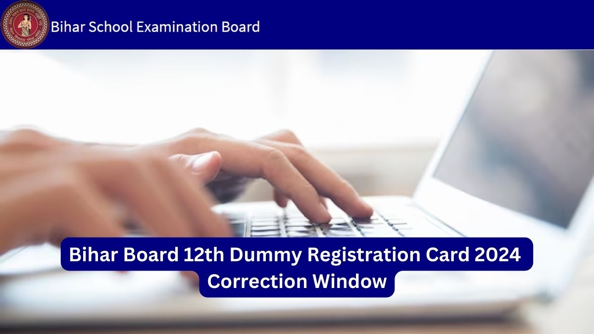 Bihar Board 12th Dummy Registration Card 2024