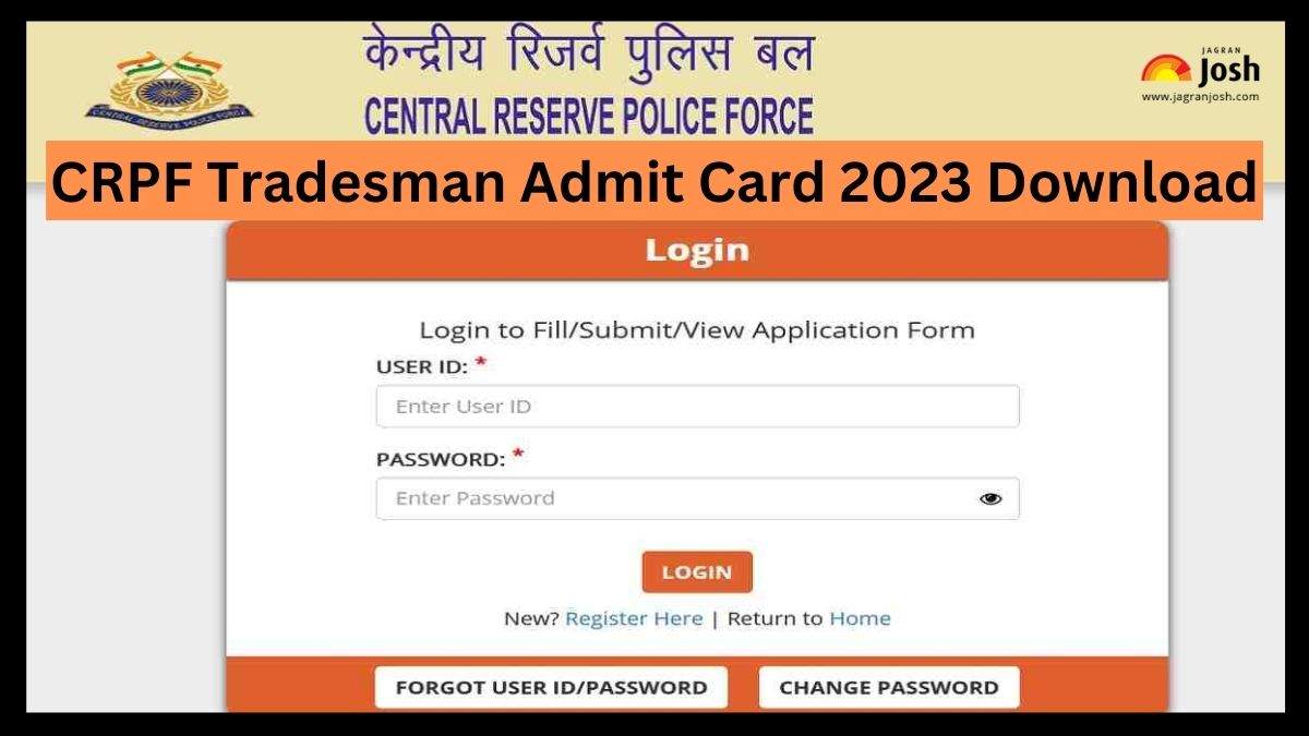 CRPF Admit Card 2023 Out: कांस्टेबल भर्ती परीक्षा का एडमिट कार्ड घोषित, इस लिंक rect.crpf.gov.in से डाउनलोड करें हॉल टिकट