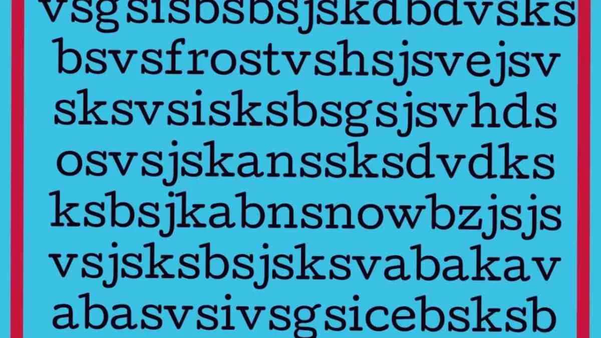 Word Puzzle: Find 4 words related to snow in the word puzzle crossword