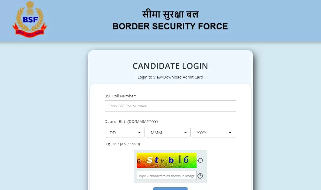 BSF HCM Answer Key 2023 in Hindi