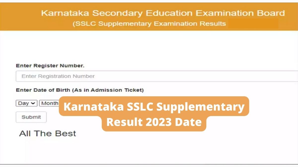 Karnataka SSLC Supplementary Result 2023 Check Past Years Result Date