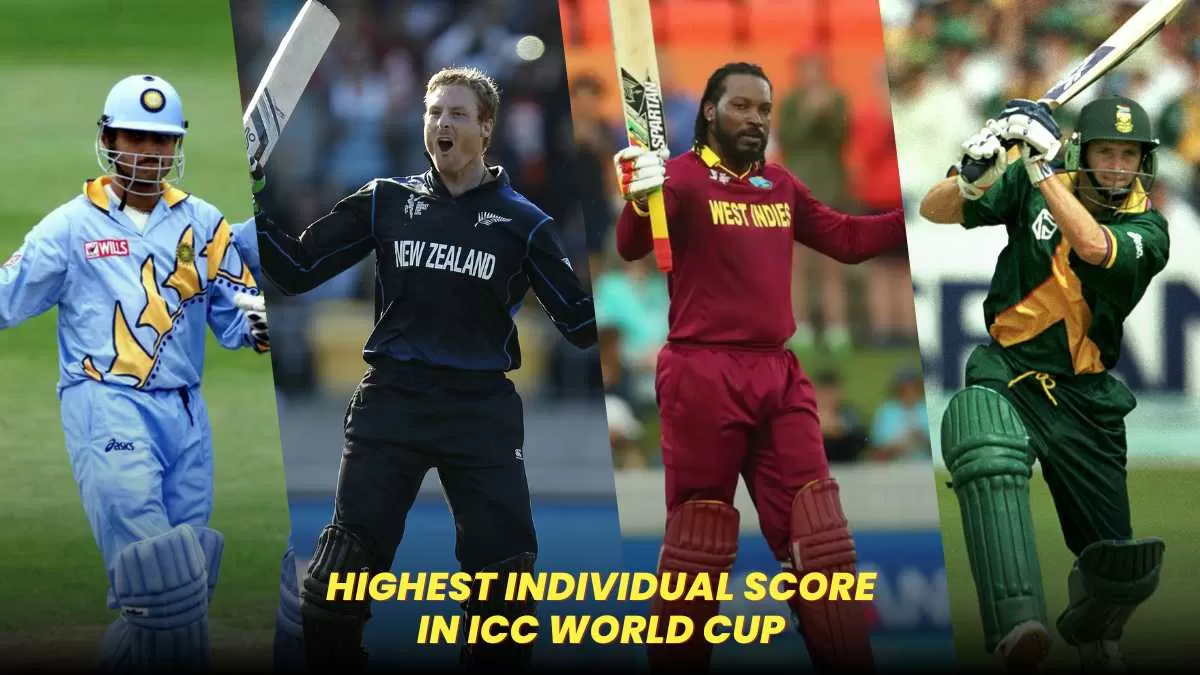 Highest Individual Score in ICC ODI World Cup History