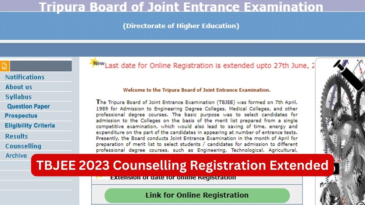 Tripura TJEE Counselling 2023