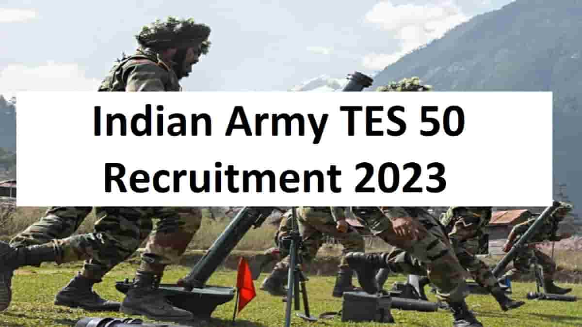 Indian Army TES 46 Recruitment 2023