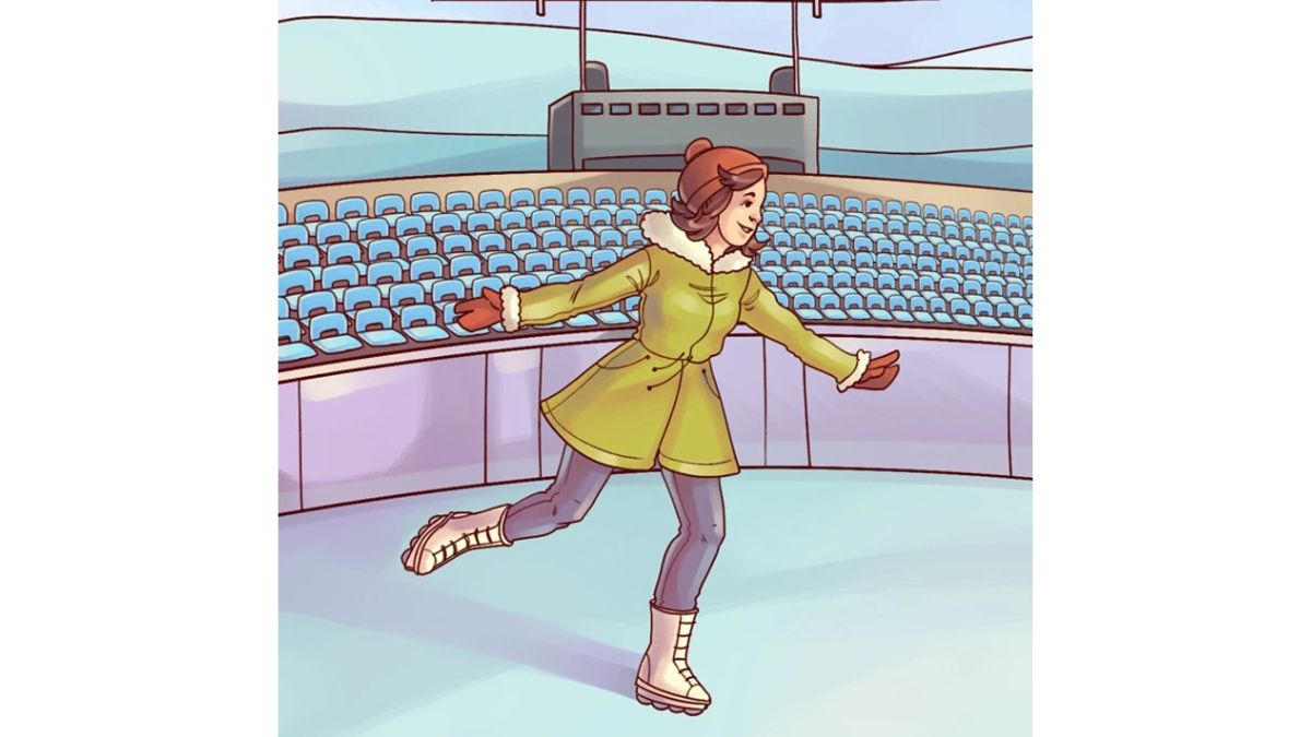 The brightest minds will spot the mistake in the girl with skates picture in 3 seconds!