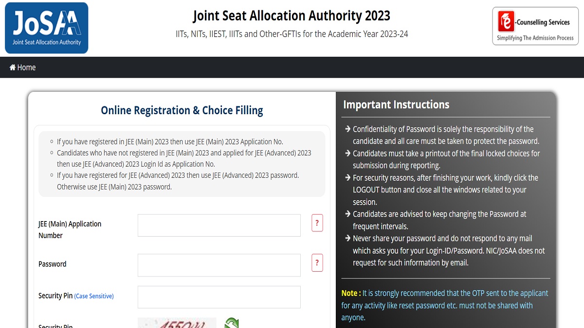 JoSAA 2023 Counselling, Round 2 Mock Allotment Result Released