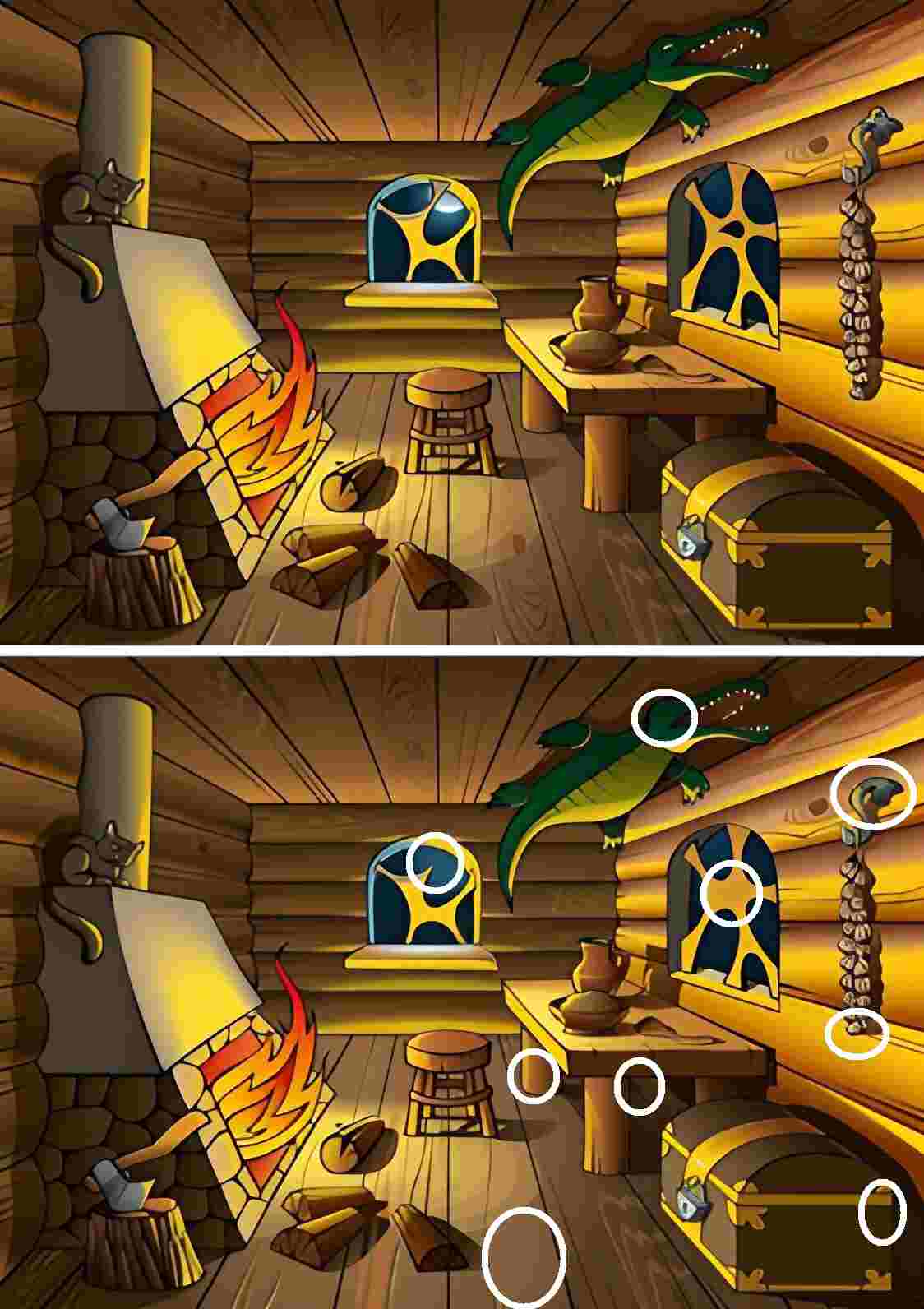 Spot 9 Differences in 49 Seconds