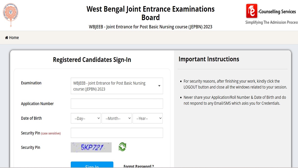 WBJEE JEPBN 2023 Admit Card Released, Get Direct Link Here | Education ...