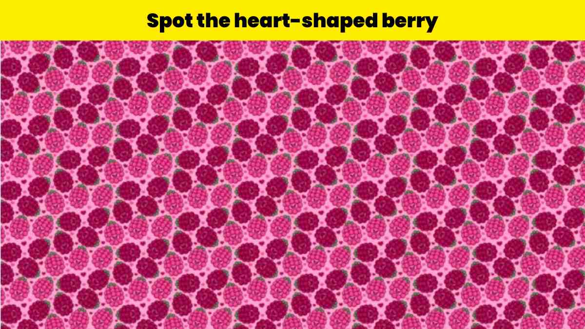 Can you spot the heart-shaped berry in the picture within 5 seconds? Test your observation skills!