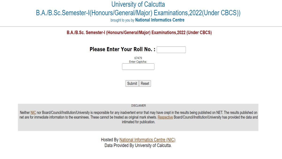 Calcutta University Result 2022 Declared: Check BA, BSc And BCom ...