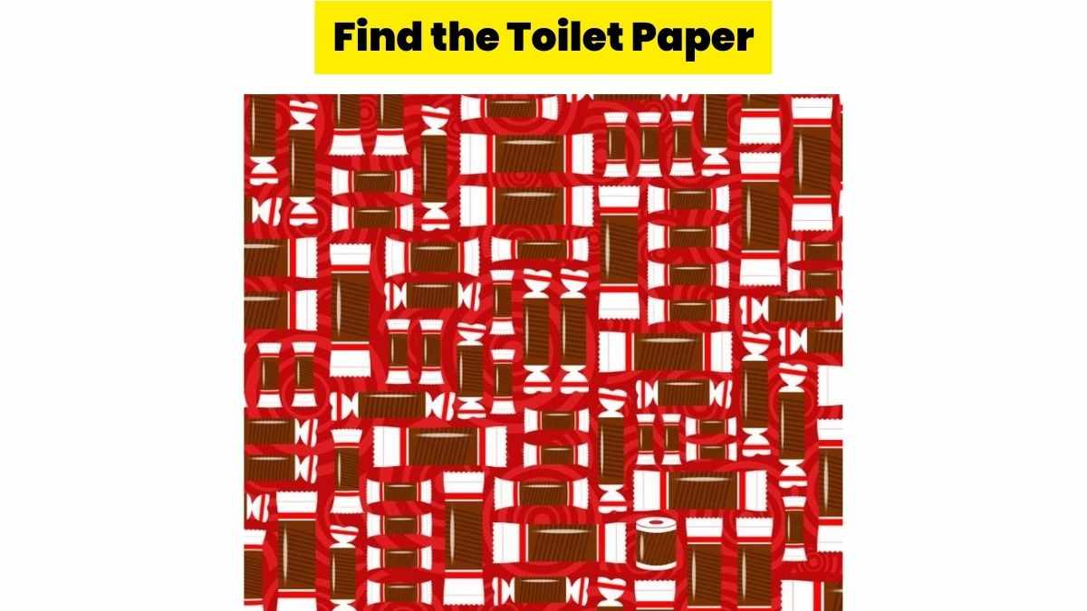 Spark Up Your Neurons! Use Your Super Vision To Find The Toilet Paper Hidden In This Odd One Out. 15 Seconds!