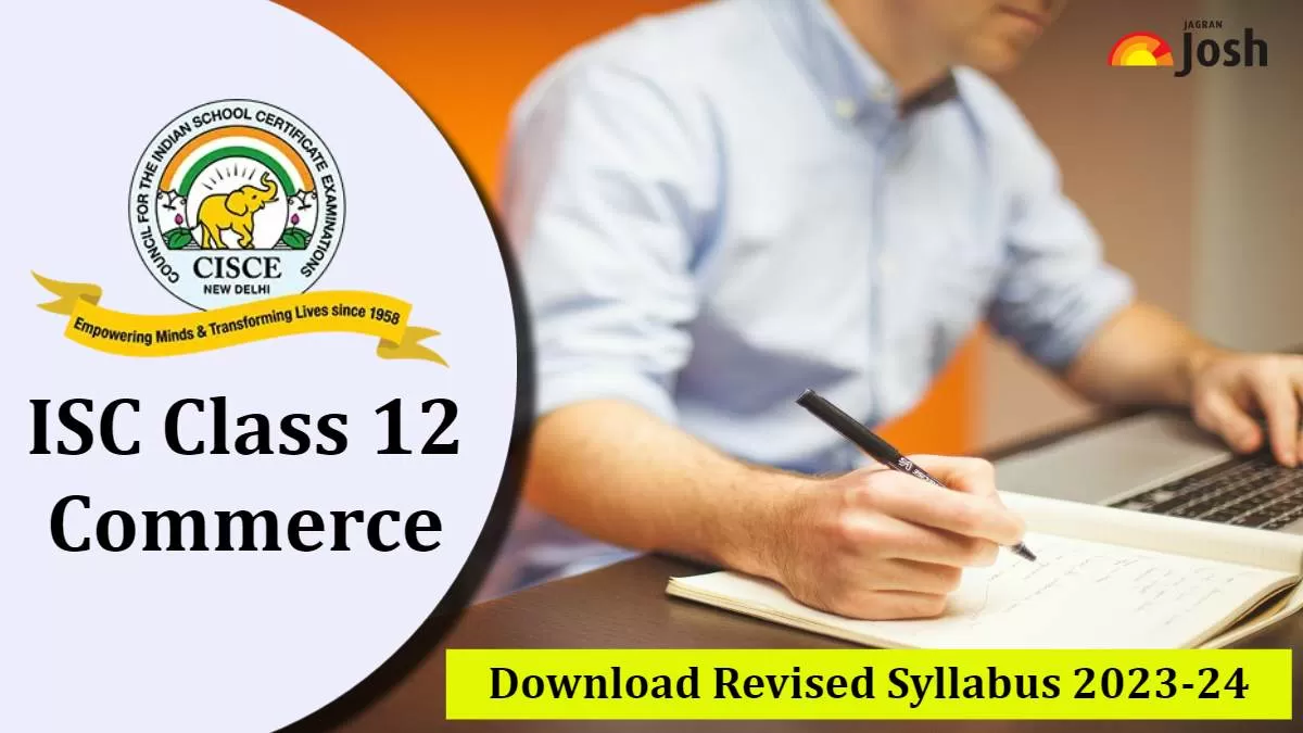 Isc class 12 commerce revised syllabus 2023 24 download newly revised