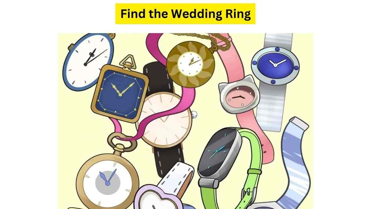 Brain Teaser For IQ Test: Help John find the lost wedding ring! You