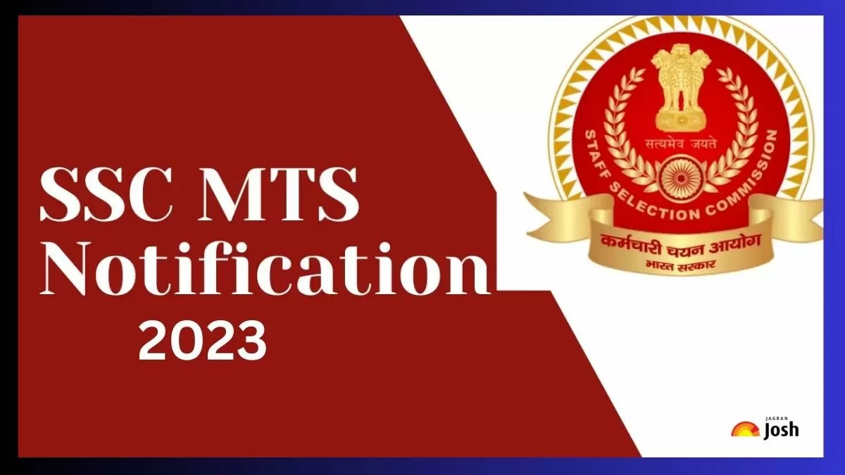 SSC MTS भर्ती अधिसूचना 2023 जारी, आज से ssc.nic.in पर आवेदन करें