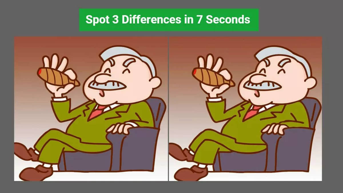 Spot 3 Differences in 7 Seconds