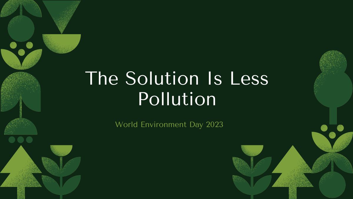 World Environment Day message