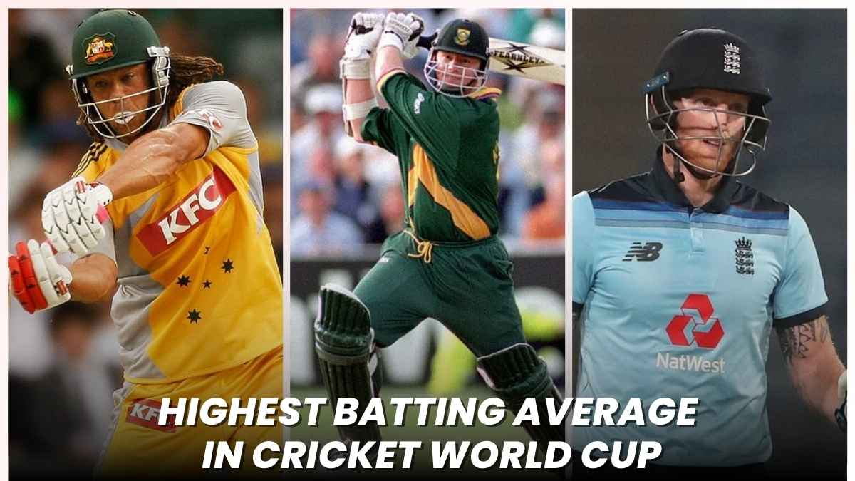 ICC ODI Cricket World Cup: Highest Batting Average