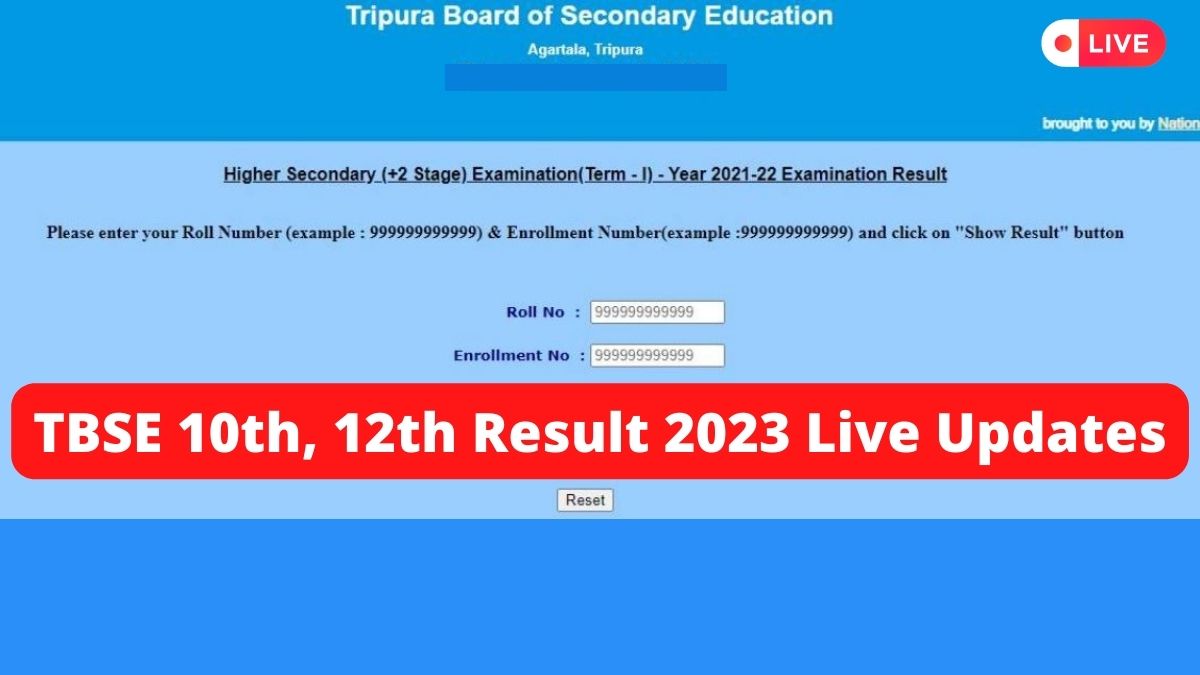 Get here latest update and news about TBSE Tripura Board Class 10th, 12th Result Today at tbse.tripura.gov.in