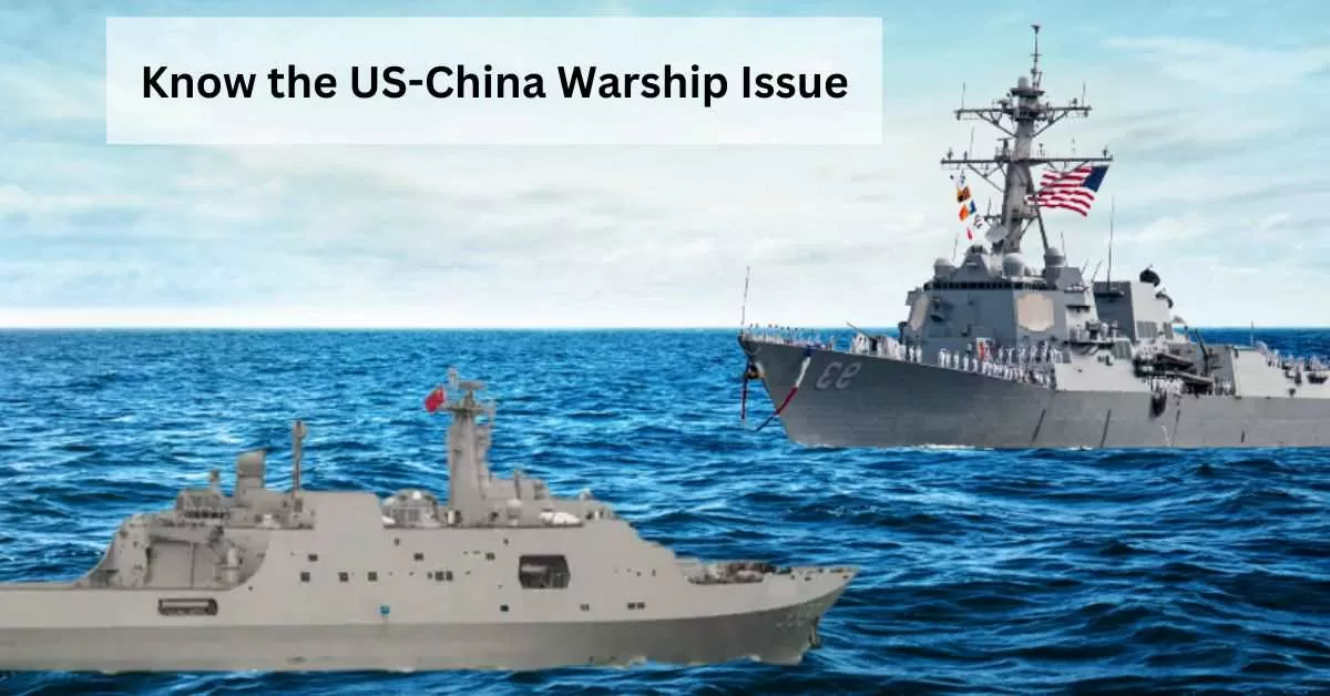 US and China Warship Close Call