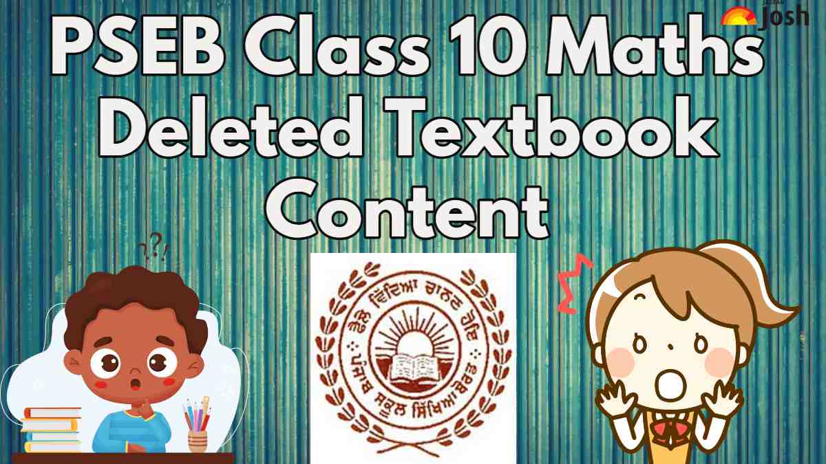 PSEB Class 10 Mathematics Deleted Textbook Content 2023-24: Download PDF
