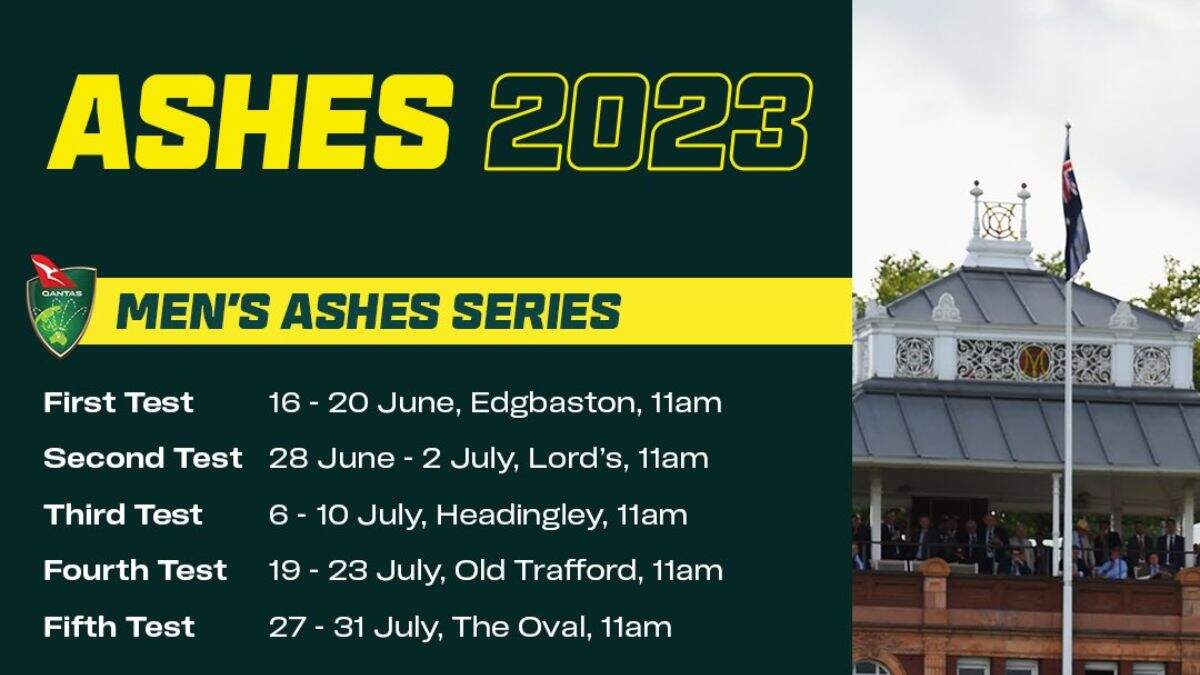 Ashes 2023 Schedule, Squads, Stadiums and Venues, Match Time