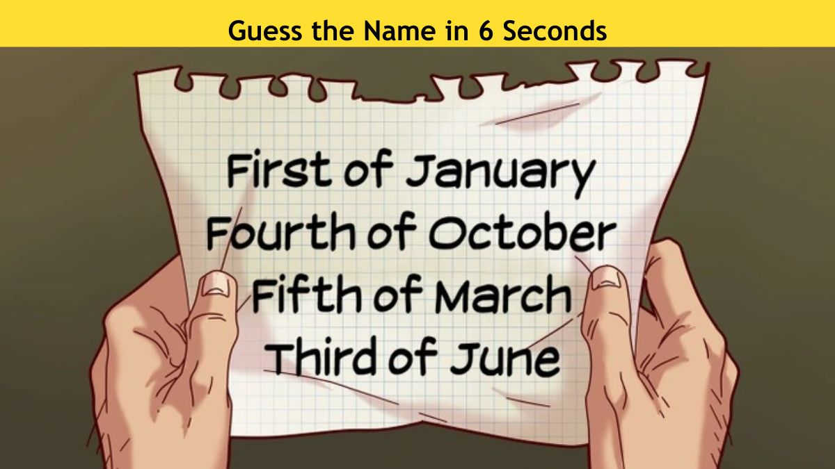 Guess the Name in 6 Seconds
