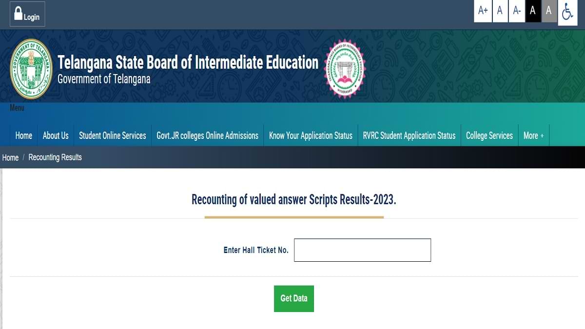 TS Inter Reverification, Recounting Results 2023 Announced at tsbie.cgg